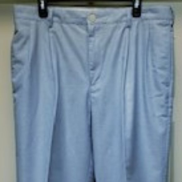 Lands End 36 x 32 Light Blue Summer Slacks - Picture 2 of 4